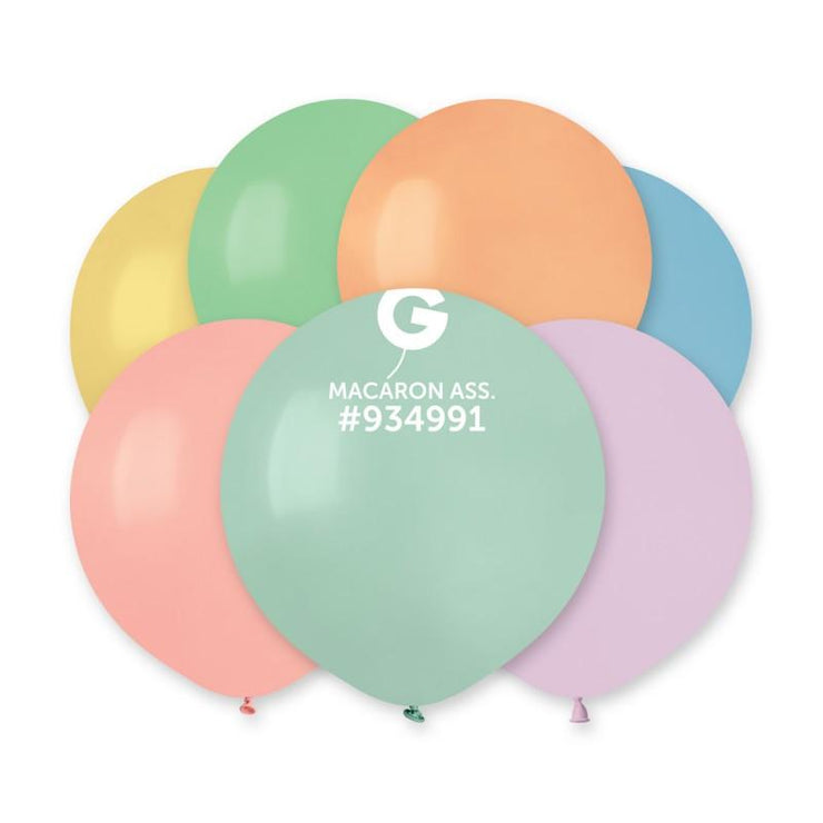 Balloon Posh Macaron Assorted Pastel G150